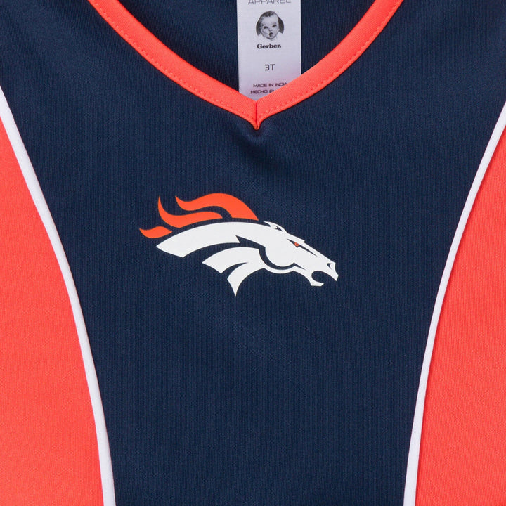 2-Piece Infant & Toddler Girls Denver Broncos Dress and Panty Cover Set Dresses NFL 