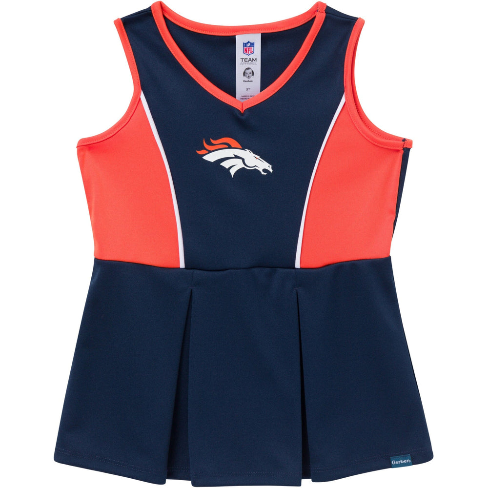 2-Piece Infant & Toddler Girls Denver Broncos Dress and Panty Cover Set Dresses NFL 