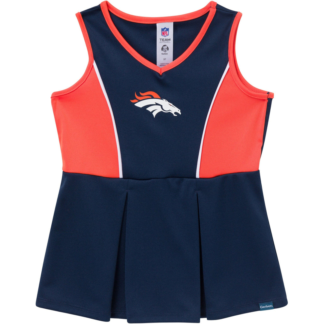2-Piece Infant & Toddler Girls Denver Broncos Dress and Panty Cover Set Dresses NFL 