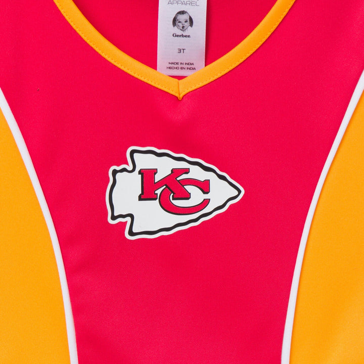 2-Piece Infant & Toddler Girls Kansas City Chiefs Dress and Panty Cover Set Dresses NFL 