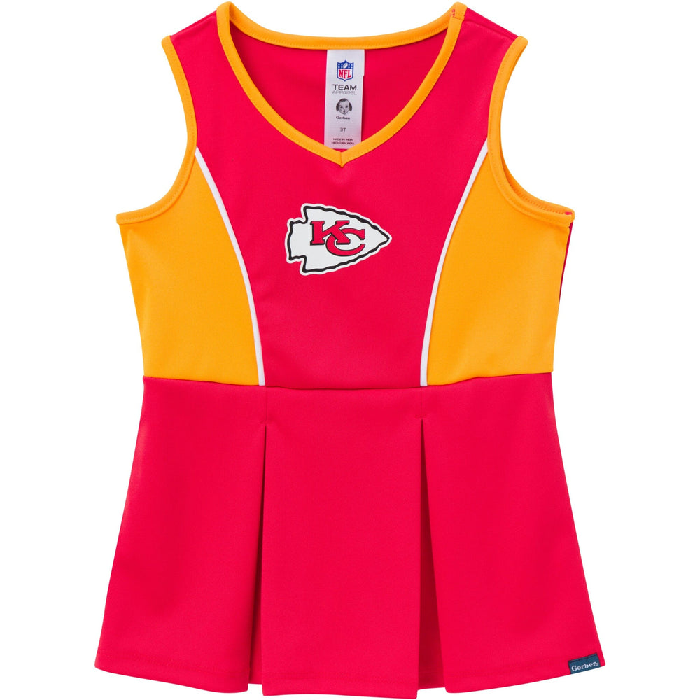 2-Piece Infant & Toddler Girls Kansas City Chiefs Dress and Panty Cover Set Dresses NFL 