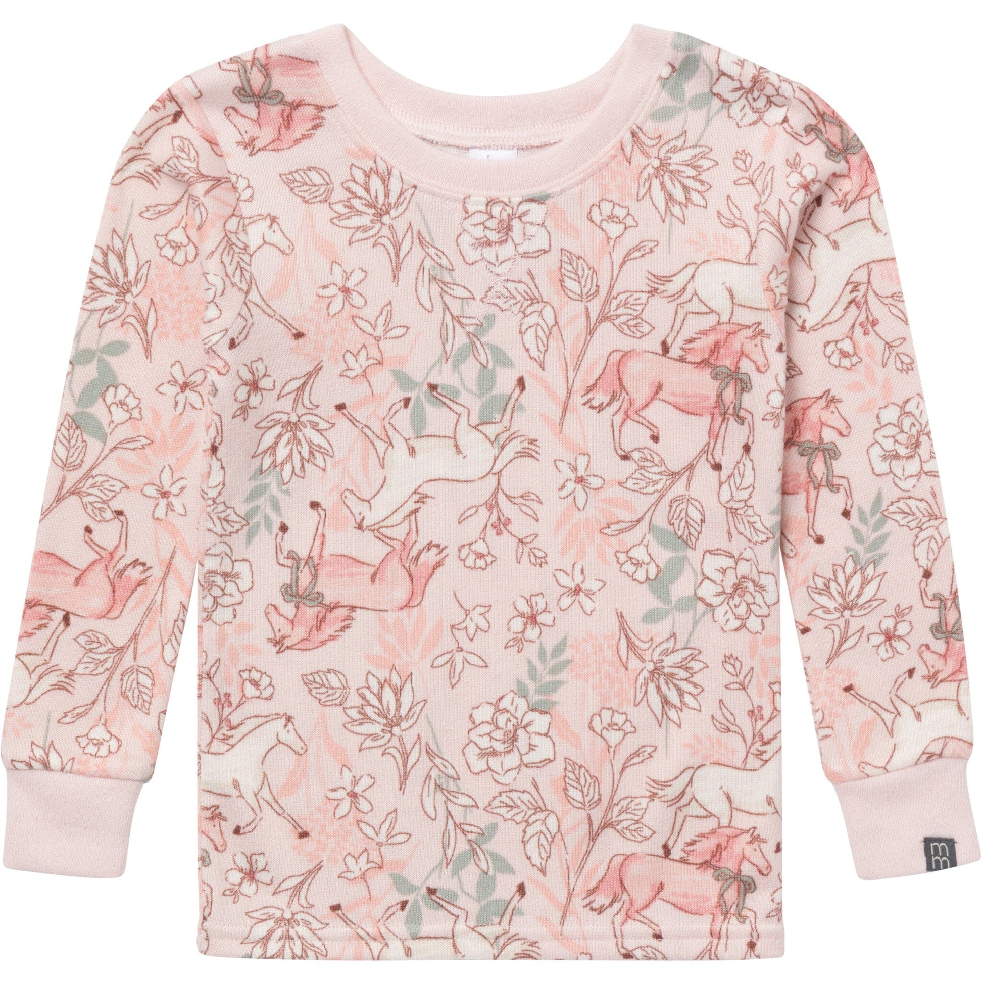 2-Piece Baby Girls Pink Snug Fitting Footless Pajama Set Sleepwear Modern Moments™ by Gerber® 