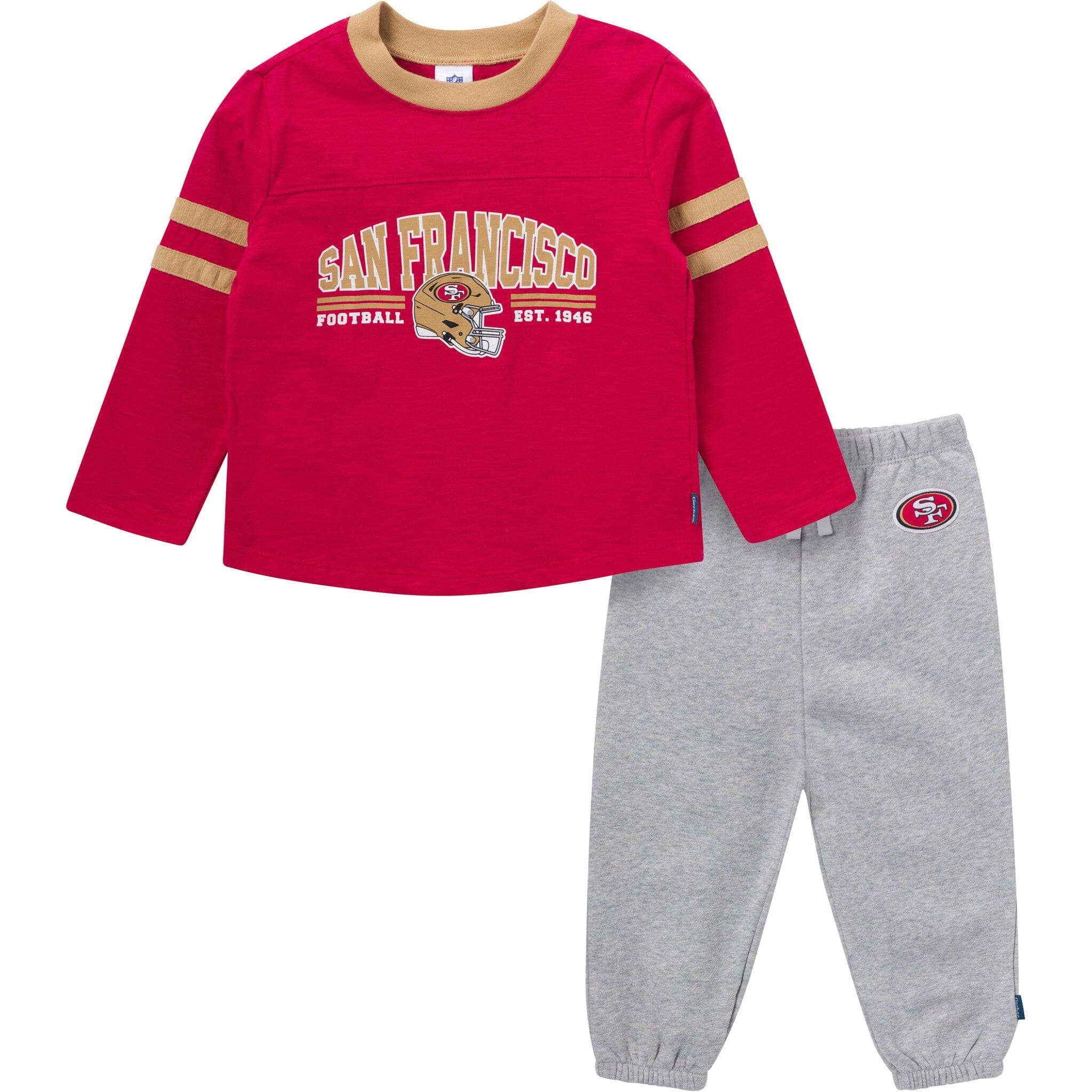 2-Piece Infant & Toddler Boys 49Ers Shirt and Sweatpant Set NFL NFL 