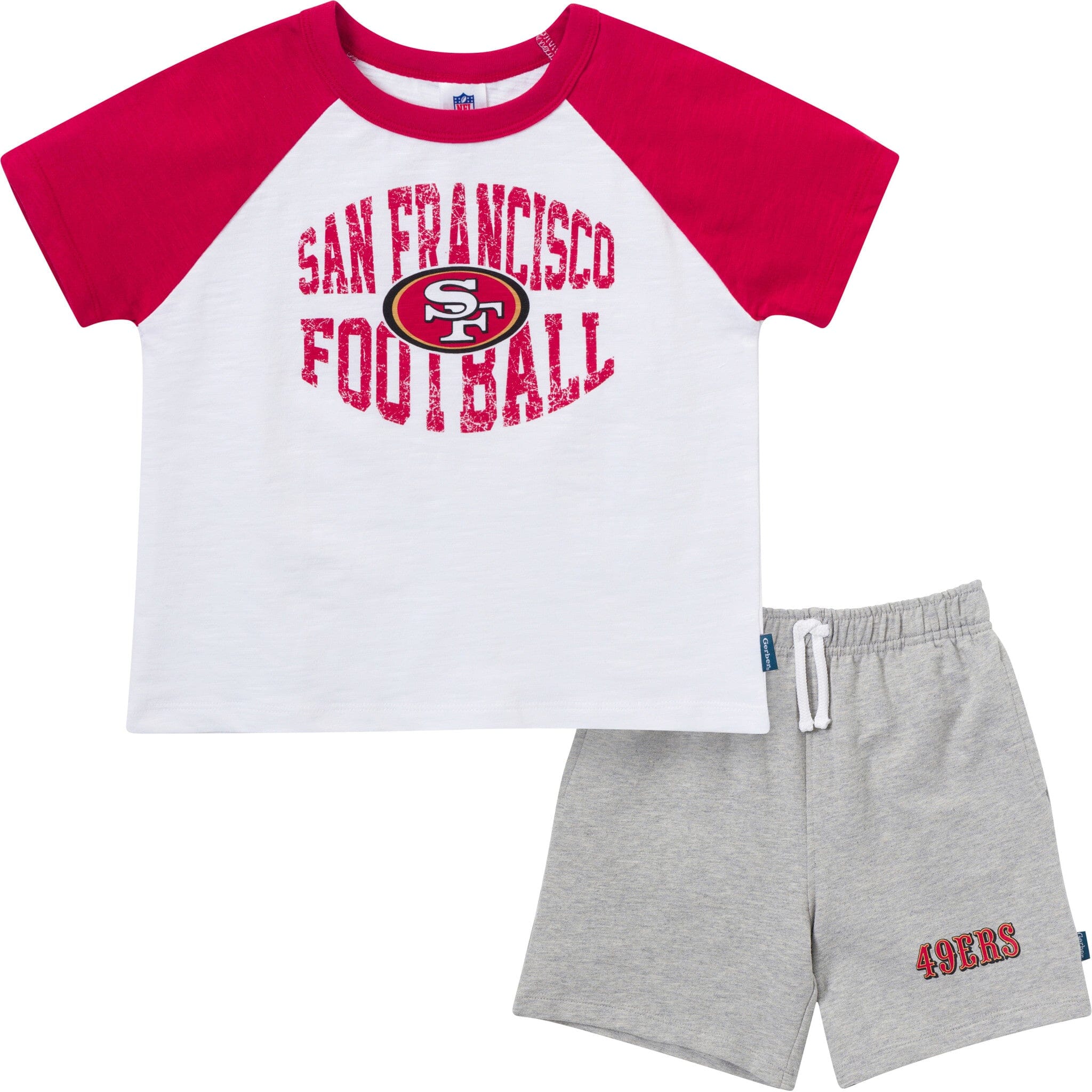 2-Piece Infant & Toddler Boys 49Ers T-Shirt and Shorts Set NFL NFL 