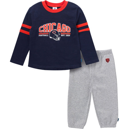 2-Piece Infant & Toddler Boys Chicago Bears Shirt and Sweatpant Set