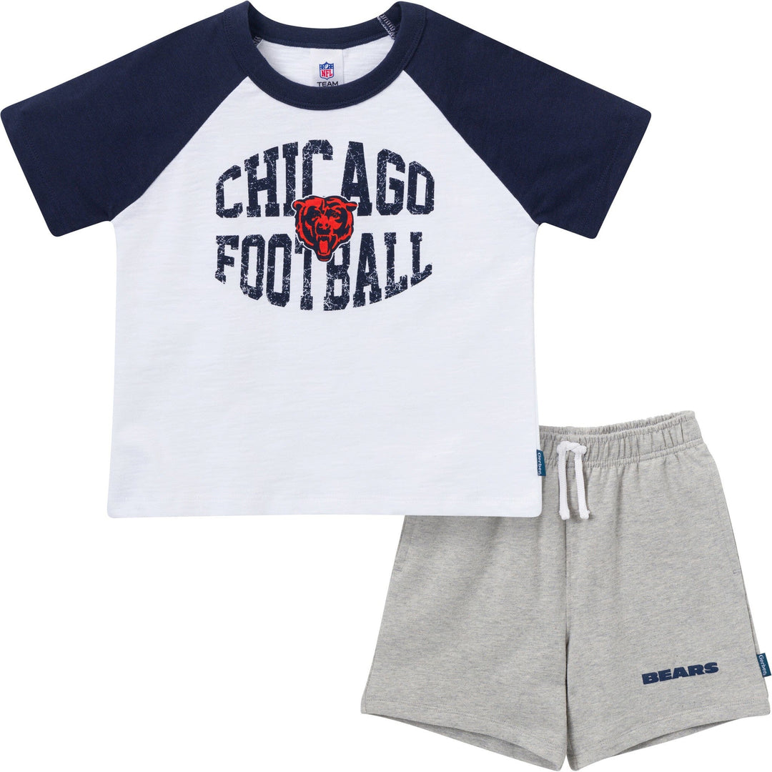 2-Piece Infant & Toddler Boys Chicago Bears T-Shirt and Shorts Set NFL NFL 