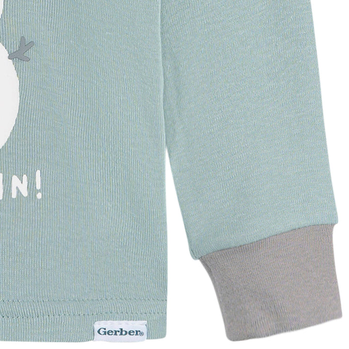 2-Piece Infant & Toddler Boys Blue Stripe Snug Fitting Pajama Set Sleepwear Gerber® 