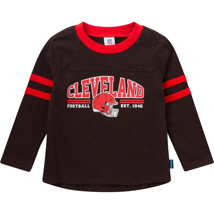 2-Piece Infant & Toddler Boys Cleveland Browns Shirt and Sweatpant Set NFL NFL 