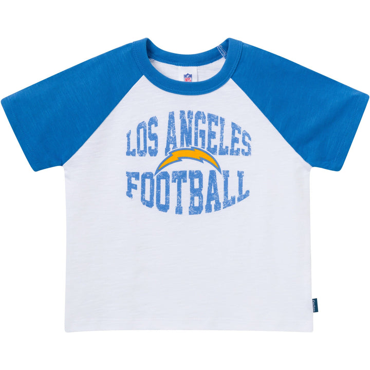 2-Piece Infant & Toddler Boys Los Angeles Chargers T-Shirt and Shorts Set NFL NFL 