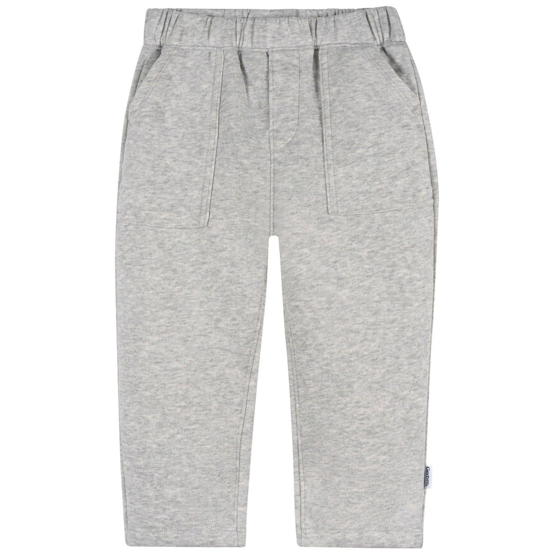 Gray sweatpants on a white background