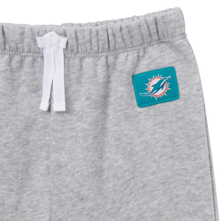 2-Piece Infant & Toddler Boys Miami Dolphins Shirt and Sweatpant Set NFL NFL 