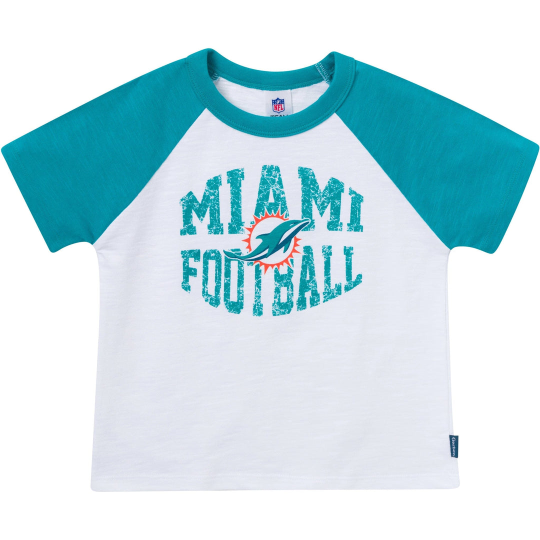 2-Piece Infant & Toddler Boys Miami Dolphins T-Shirt and Shorts Set NFL NFL 