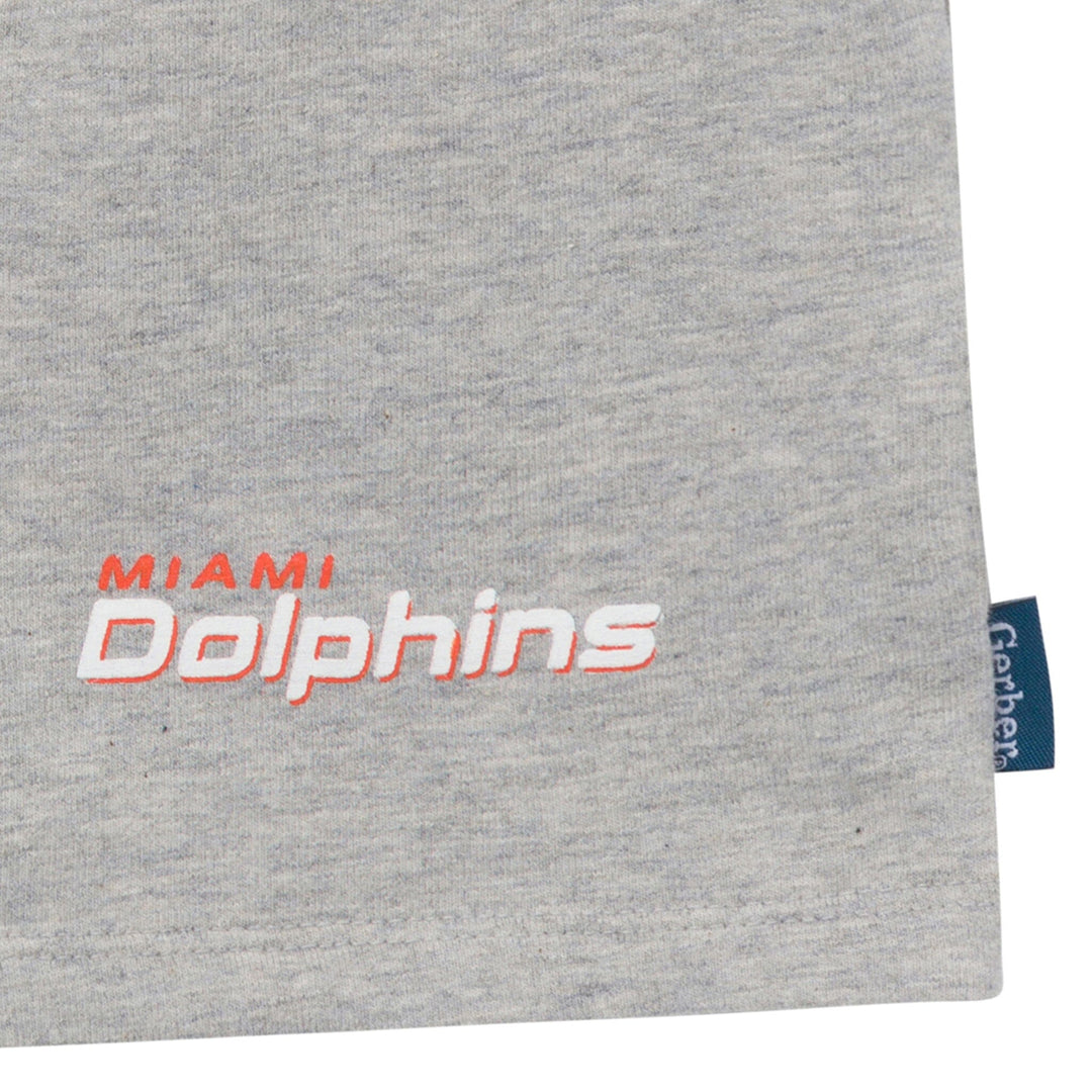 2-Piece Infant & Toddler Boys Miami Dolphins T-Shirt and Shorts Set NFL NFL 