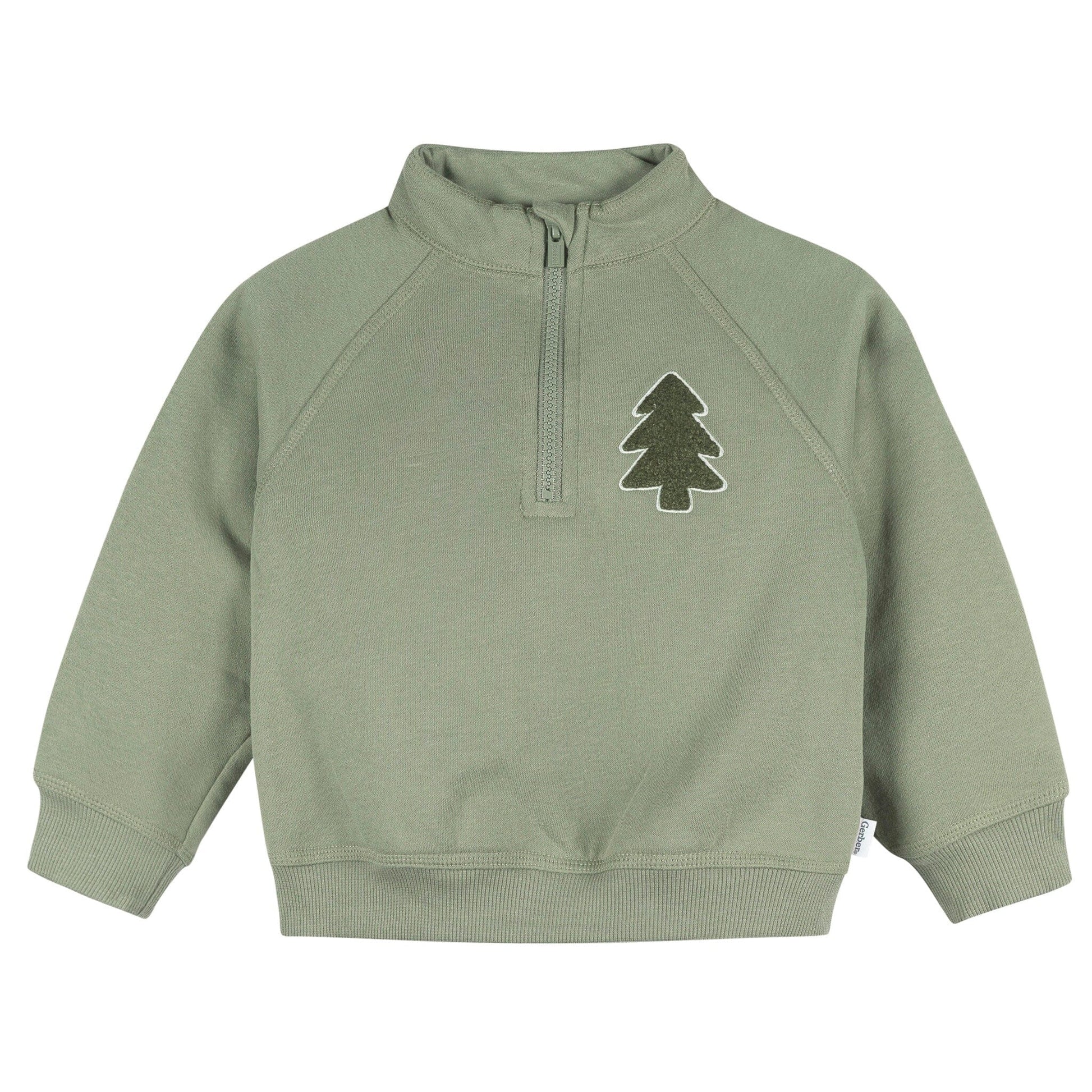 2-Piece Infant & Toddler Boys Oil Green Fleece Top and Pants Outfits & Sets Gerber® 
