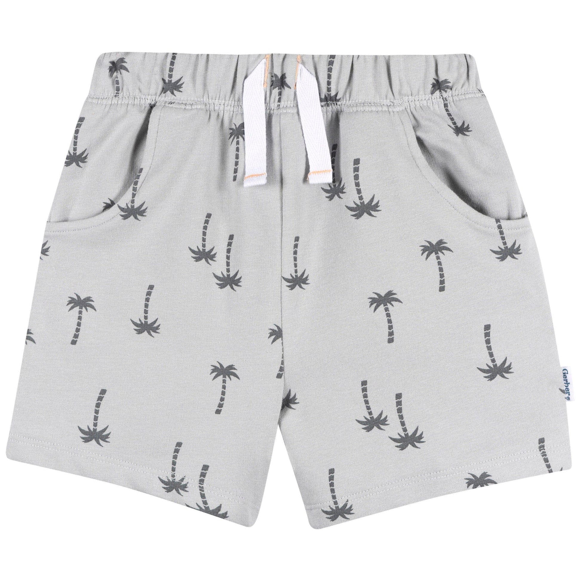 2-Piece Infant & Toddler Boys Grey Henley Top and Shorts Set Outfits & Sets Gerber® 