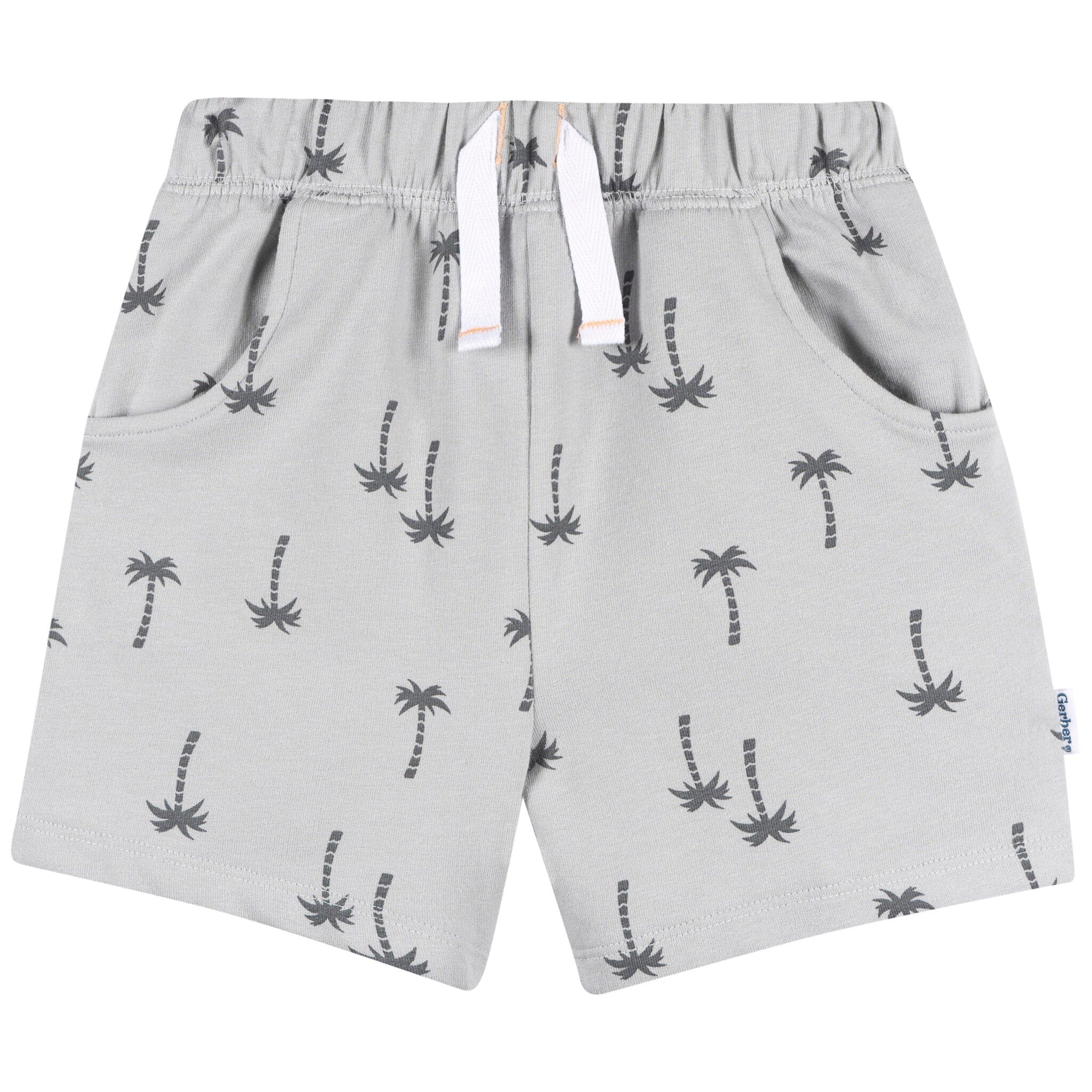 2-Piece Infant & Toddler Boys Grey Henley Top and Shorts Set Outfits & Sets Gerber® 