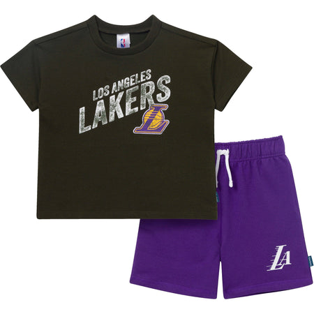 2-Piece Infant & Toddler Boys Los Angeles Lakers T-Shirt & Shorts Set