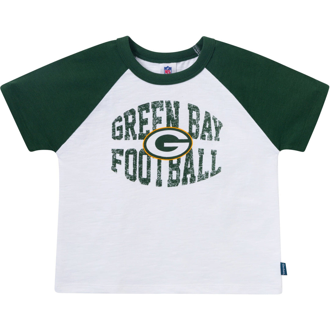2-Piece Infant & Toddler Boys Green Bay Packers T-Shirt and Shorts Set Outfits & Sets NFL 