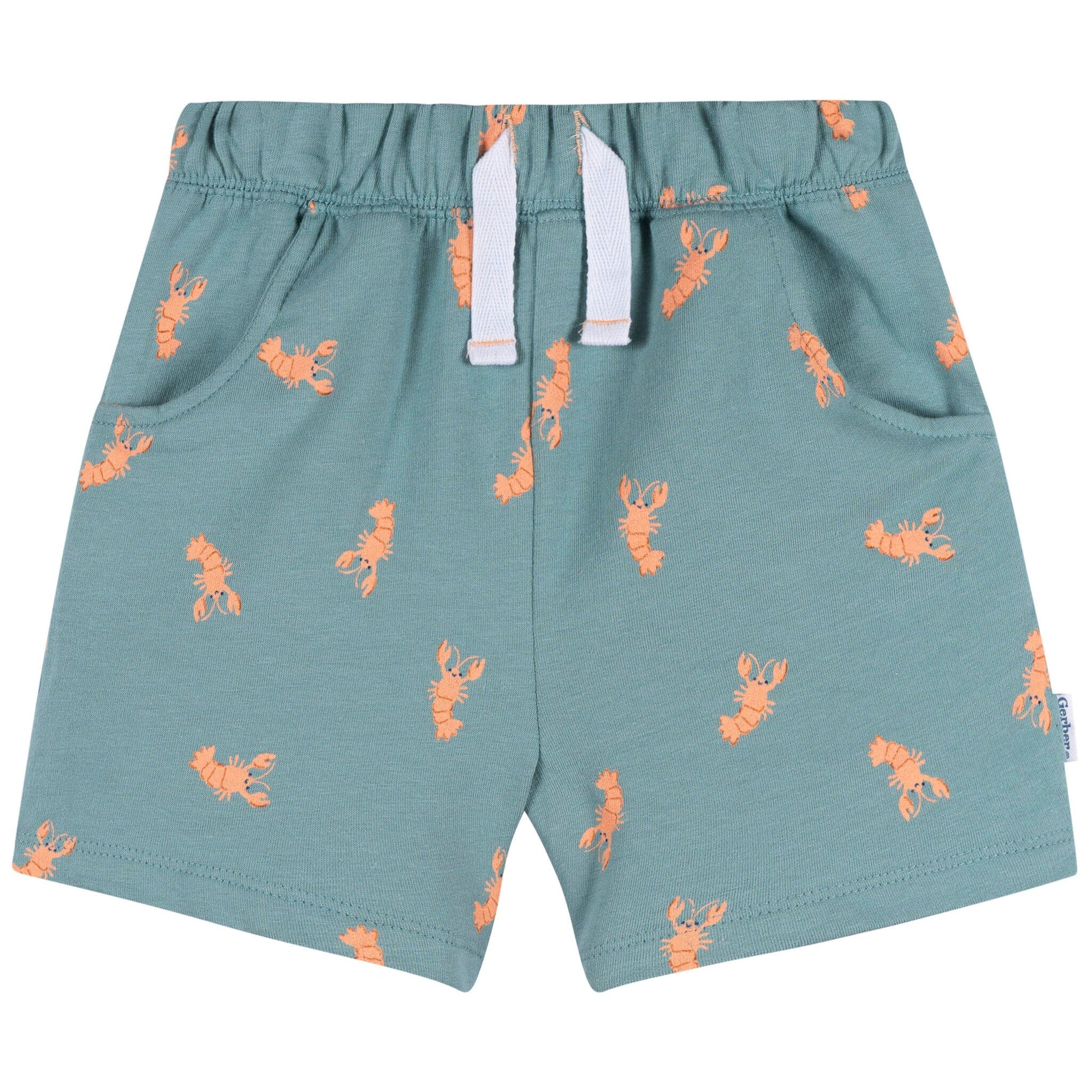 2-Piece Infant & Toddler Boys Peach Henley Top and Shorts Set Outfits & Sets Gerber® 