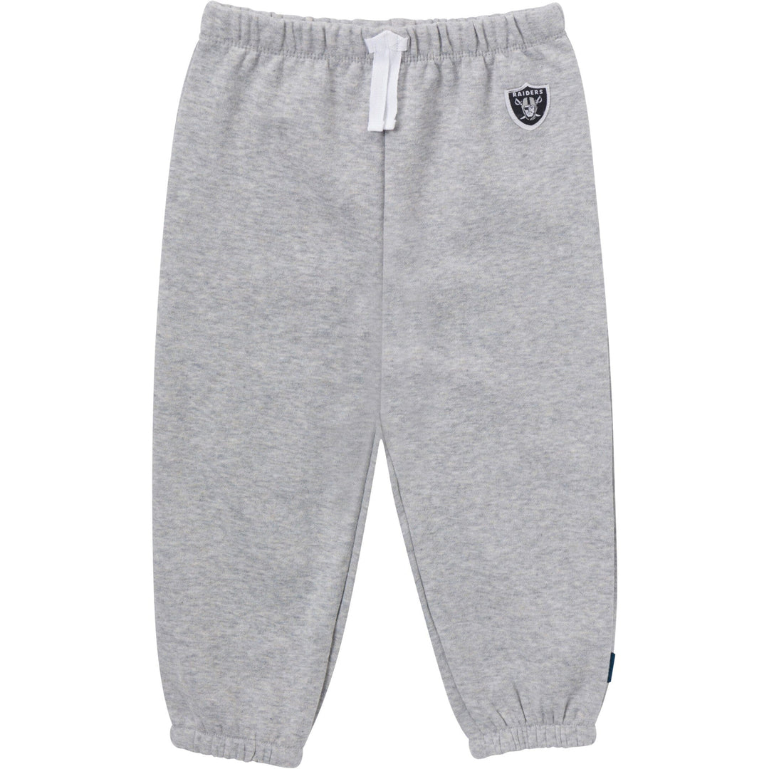 2-Piece Infant & Toddler Boys Las Vegas Raiders Shirt and Sweatpant Set Outfits & Sets NFL 