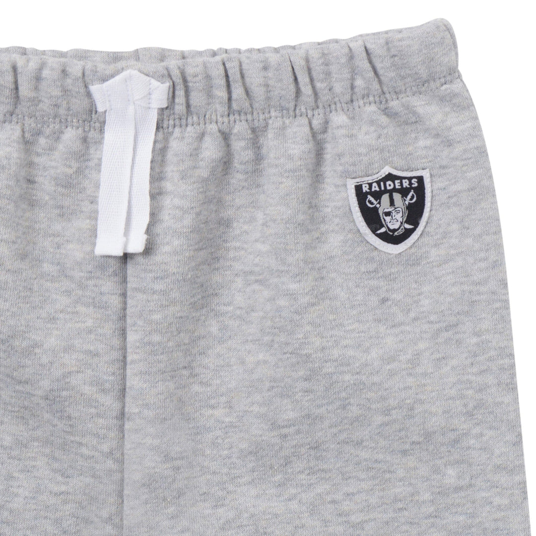 2-Piece Infant & Toddler Boys Las Vegas Raiders Shirt and Sweatpant Set Outfits & Sets NFL 