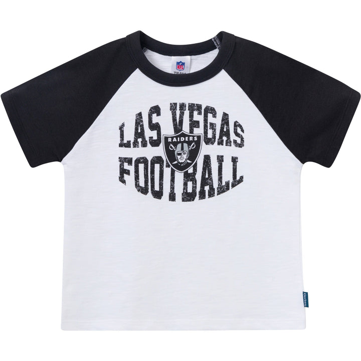 2-Piece Infant & Toddler Boys Las Vegas Raiders T-Shirt and Shorts Set Outfits & Sets NFL 