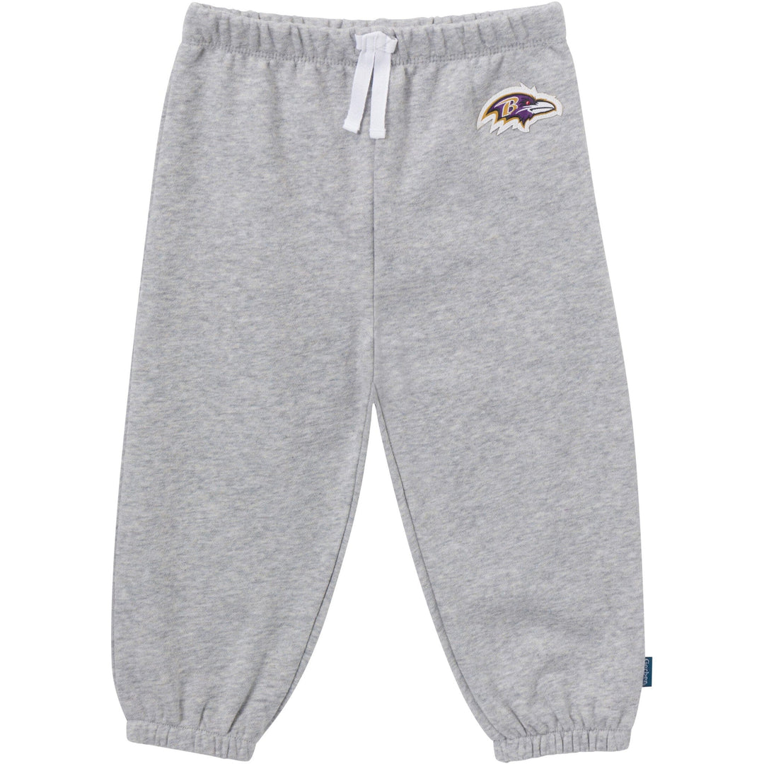 2-Piece Infant & Toddler Boys Baltimore Ravens Shirt and Sweatpant Set Outfits & Sets NFL 