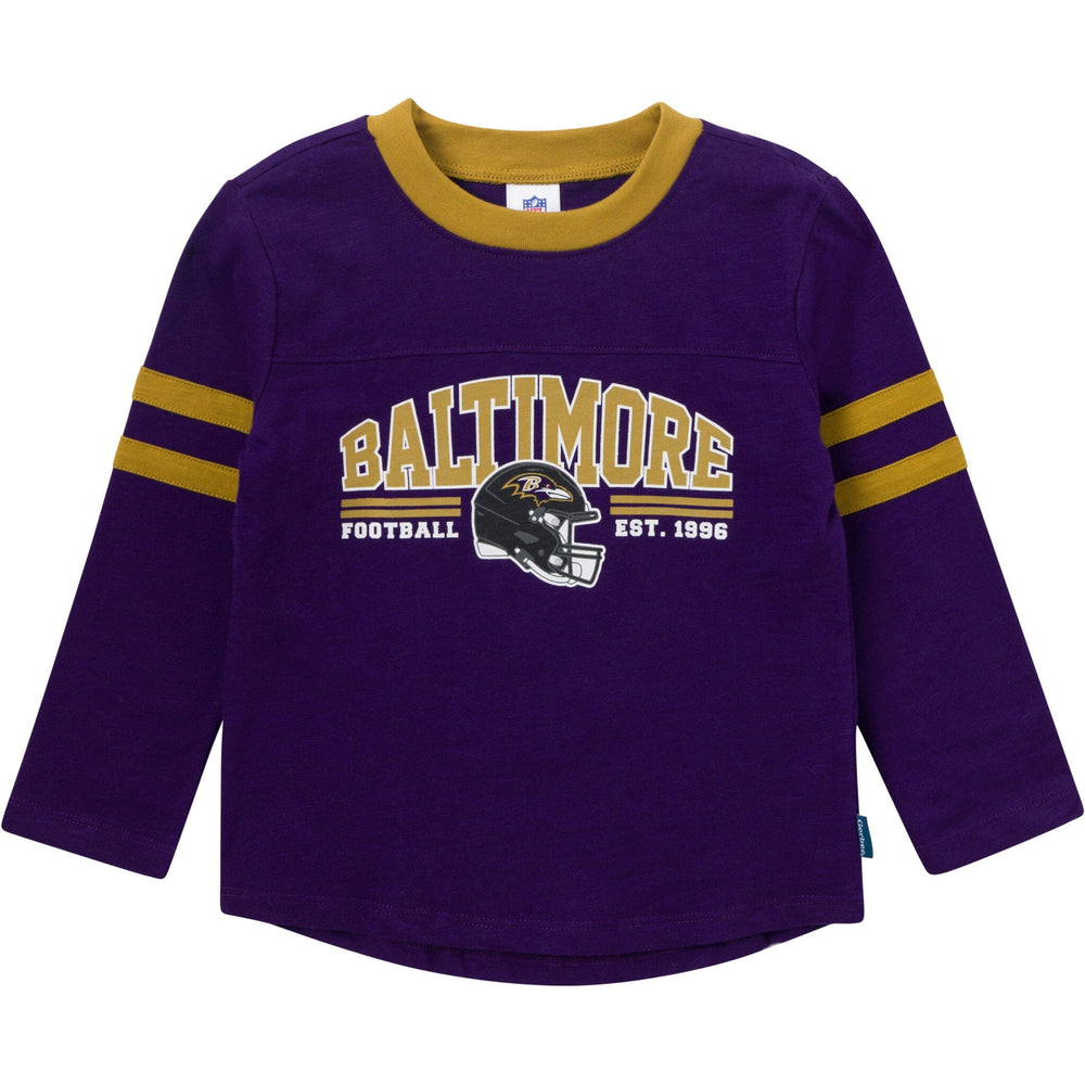 2-Piece Infant & Toddler Boys Baltimore Ravens Shirt and Sweatpant Set Outfits & Sets NFL 