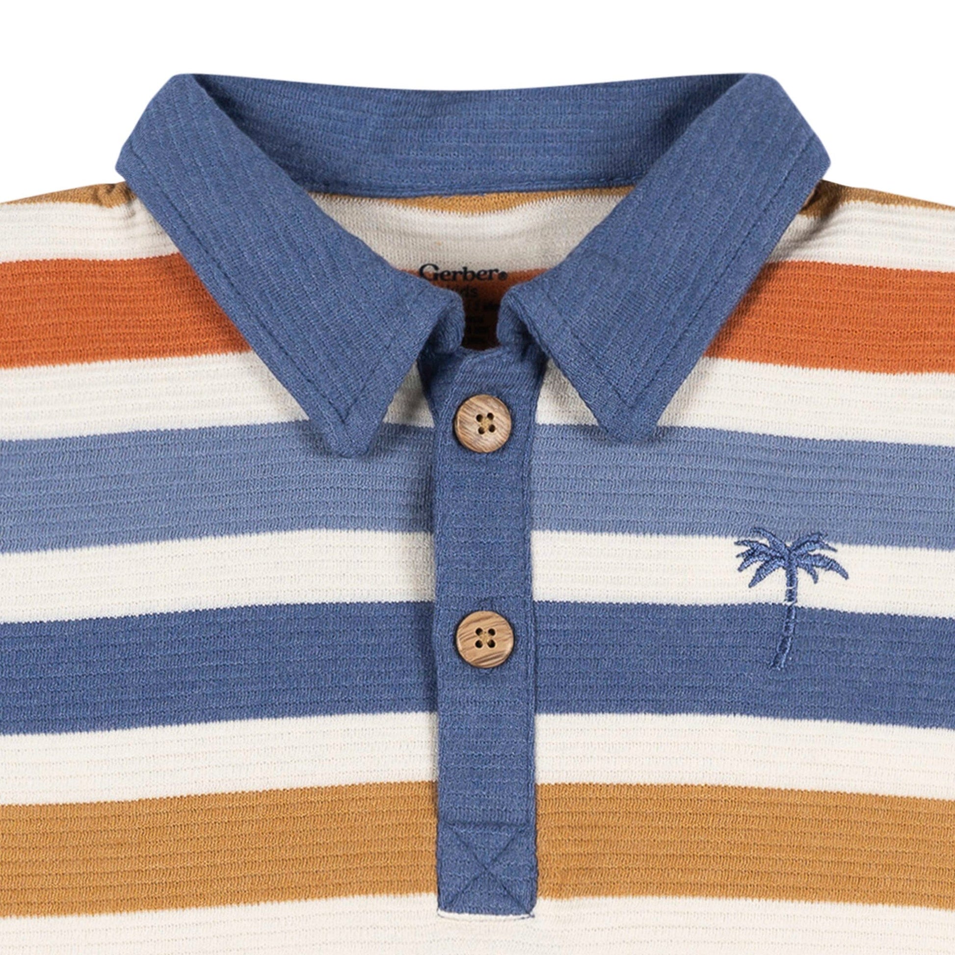 2-Piece Infant & Toddler Boys Red & Blue Polo Shirt and Shorts Set Outfits & Sets Gerber® 