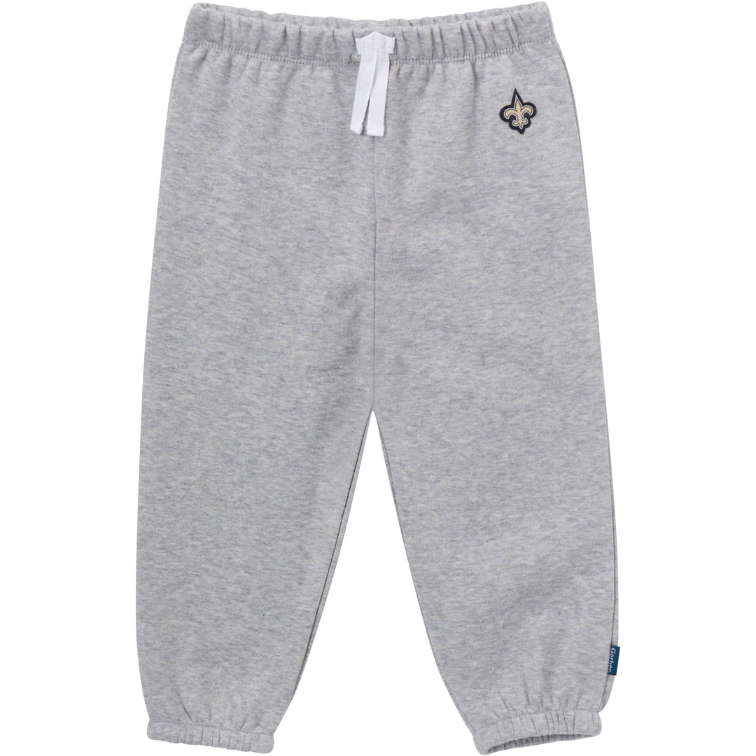 2-Piece Infant & Toddler Boys New Orleans Saints Shirt and Sweatpant Set Outfits & Sets NFL 