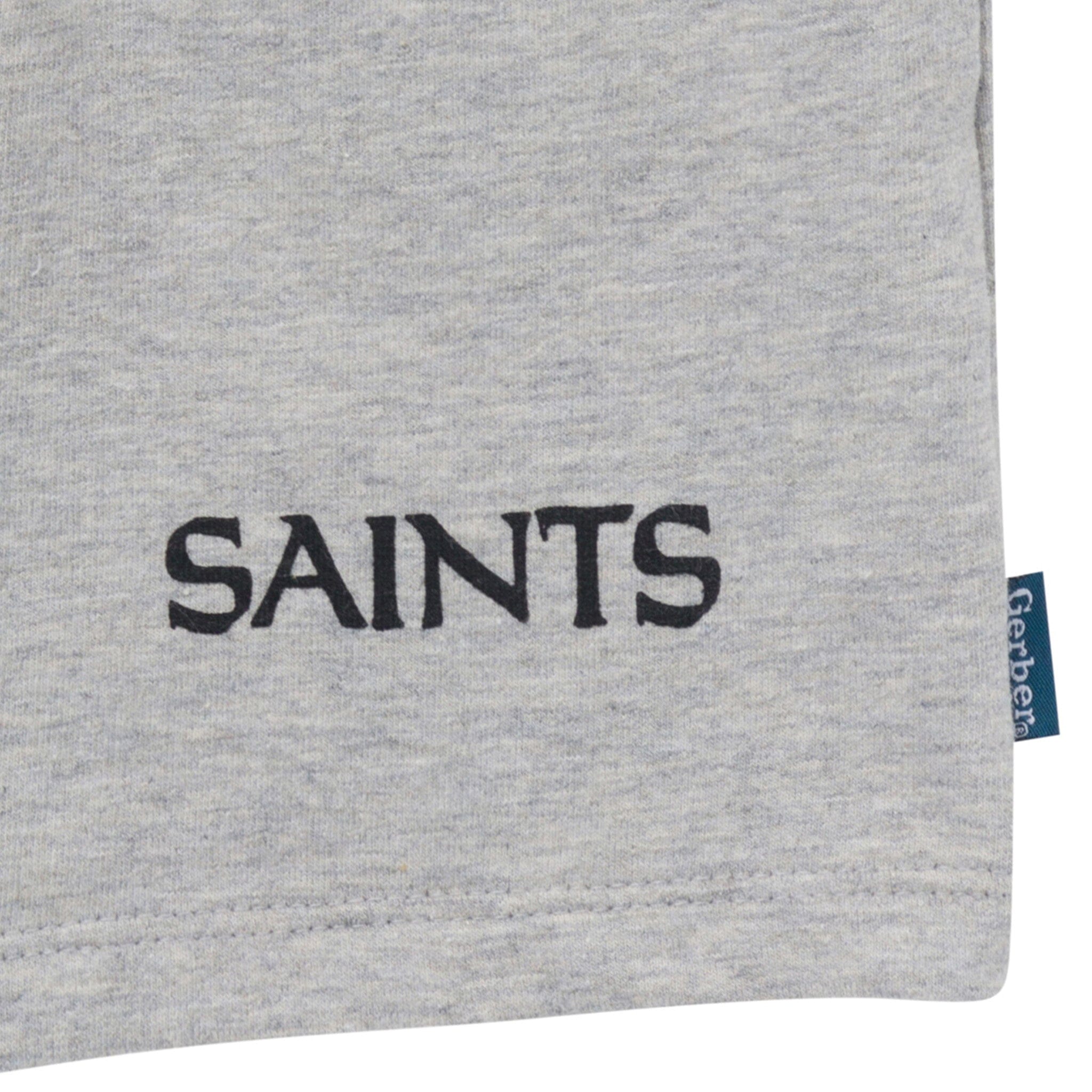 2-Piece Infant & Toddler Boys New Orleans Saints T-Shirt and Shorts Set Outfits & Sets NFL 