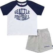 2-Piece Infant & Toddler Boys Seattle Seahawks T-Shirt and Shorts Set Outfits & Sets NFL 