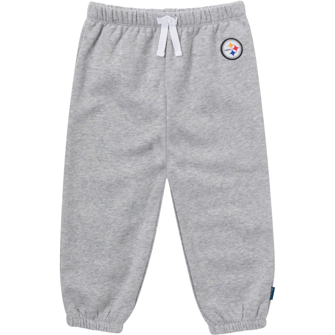 2-Piece Infant & Toddler Boys Pittsburgh Steelers Shirt and Sweatpant Set Outfits & Sets NFL 