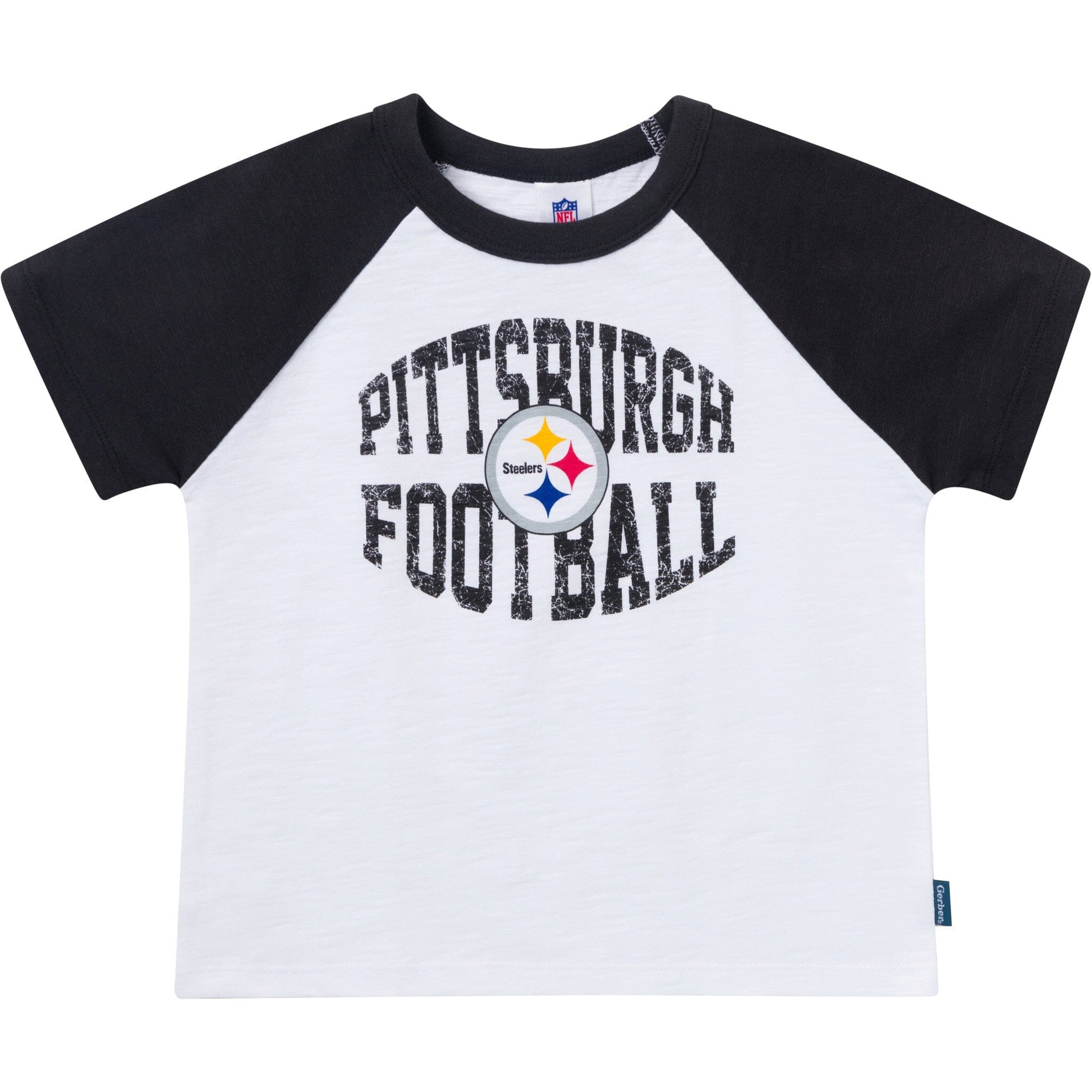 2-Piece Infant & Toddler Boys Pittsburgh Steelers T-Shirt and Shorts Set Outfits & Sets NFL 