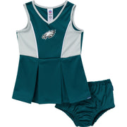 2-Piece Infant & Toddler Girls Philidelphia Eagles Dress and Panty Cover Set Dresses NFL 