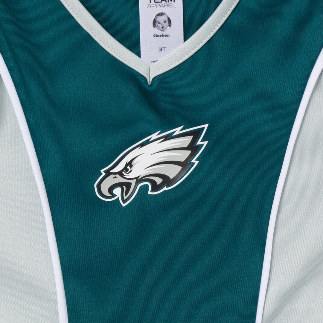 2-Piece Infant & Toddler Girls Philidelphia Eagles Dress and Panty Cover Set Dresses NFL 