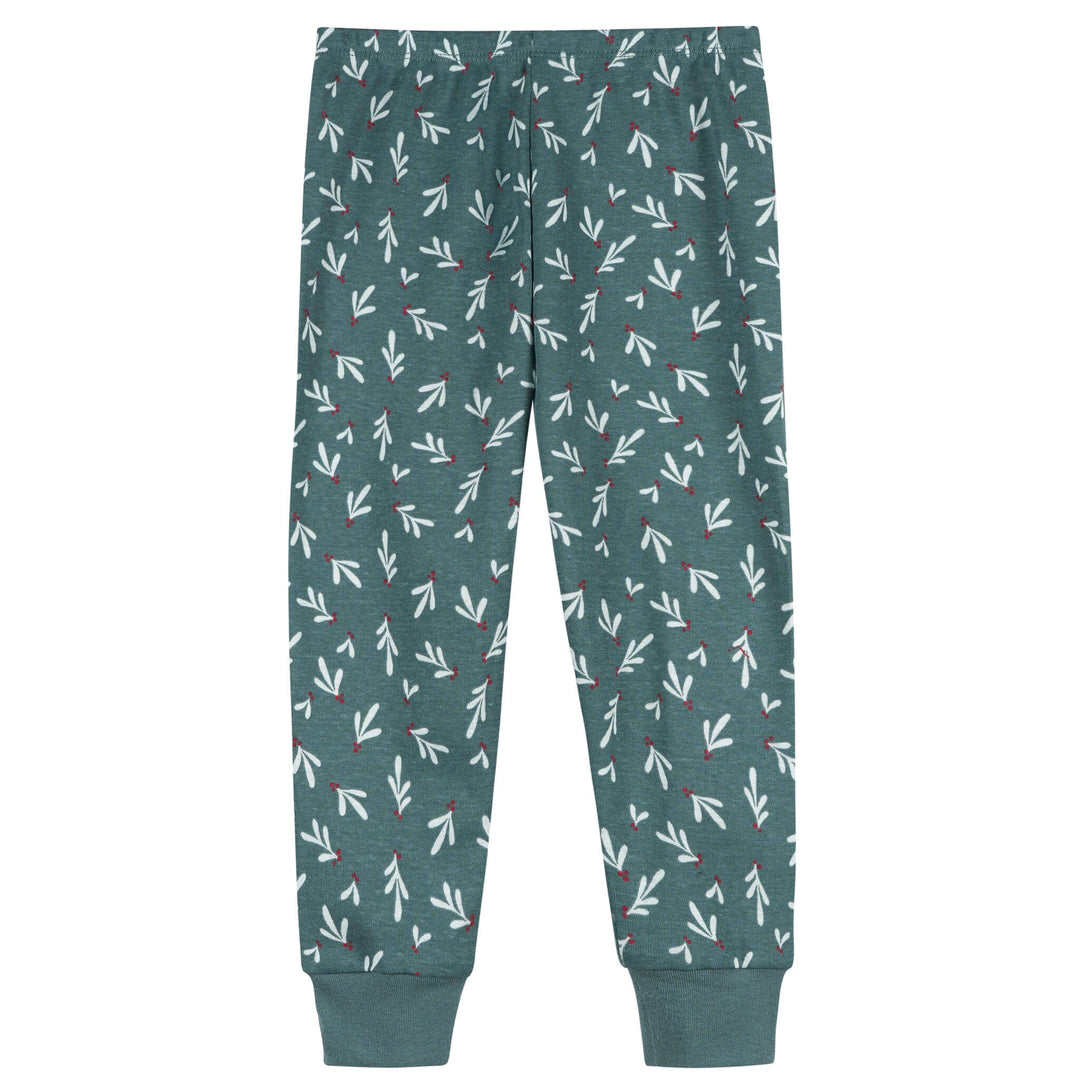 2-Piece Infant & Toddler Girls Mistletoe Snug Fitting Pajama Set Sleepwear Gerber® 