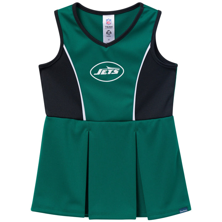 2-Piece Infant & Toddler Girls New York Jets Dress and Panty Cover Set Dresses NFL 