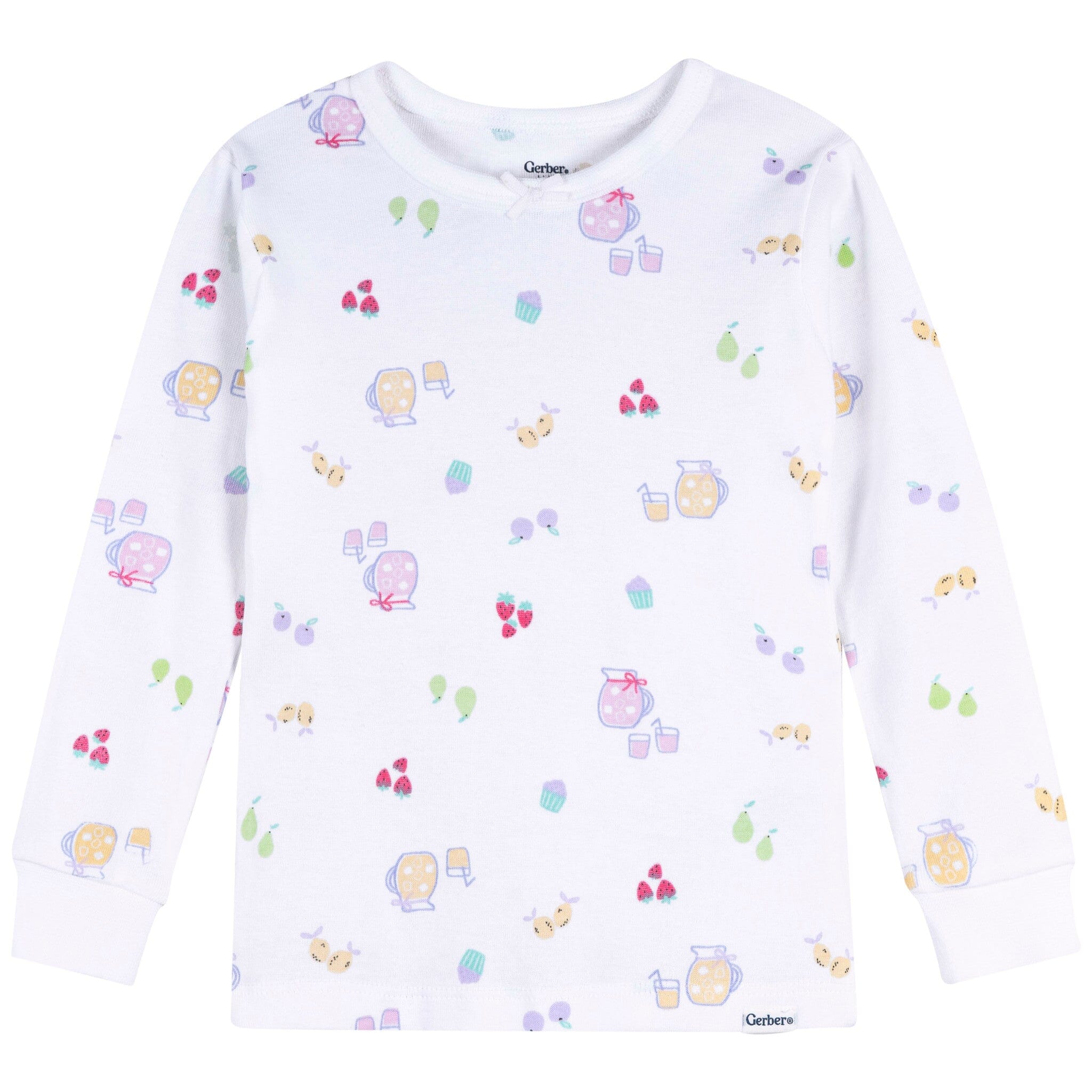 2-Piece Infant & Toddler Girls Lemonade Cotton Pajama Set sleepwear Gerber® 