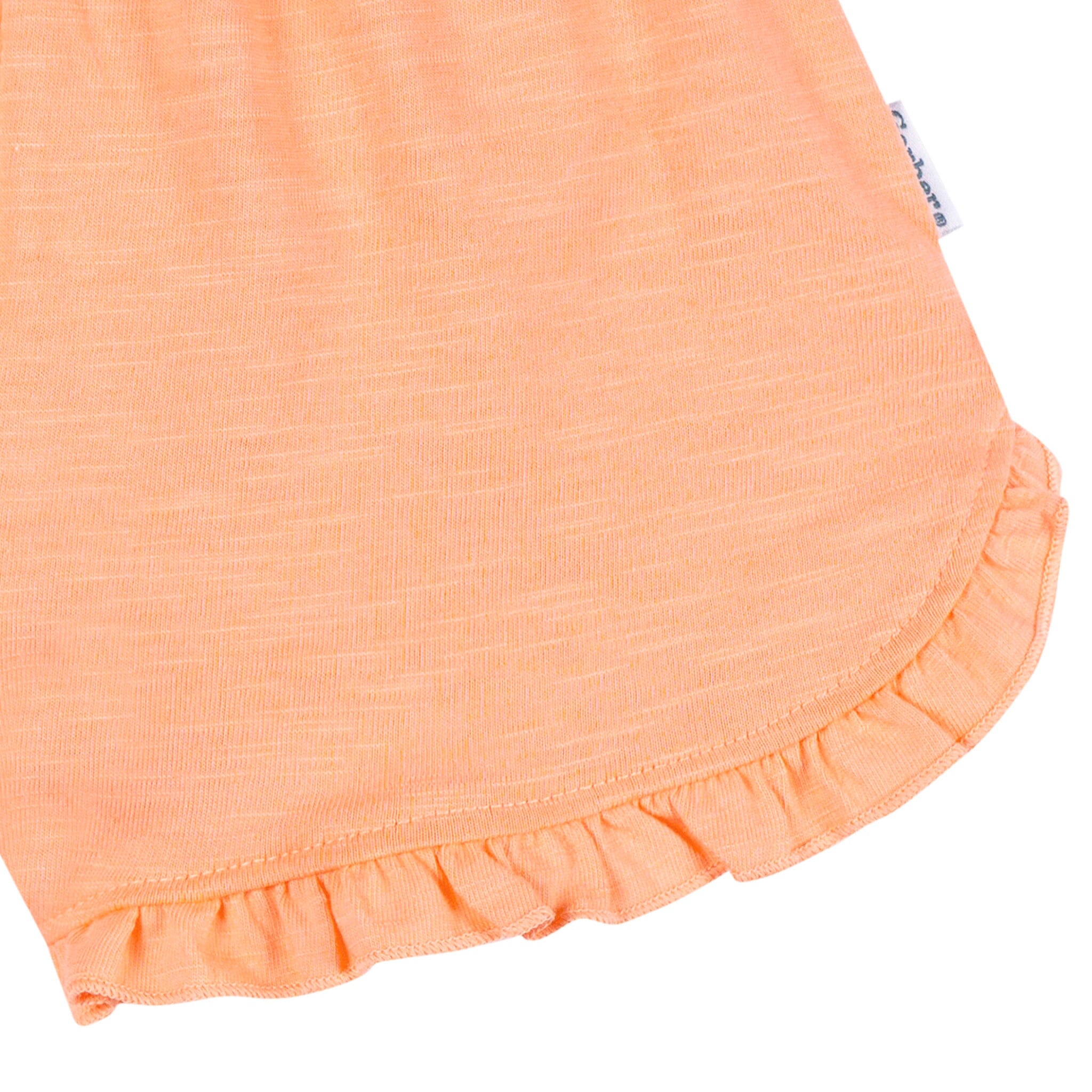 2-Piece Infant & Toddler Girls Peach Pocket Tee and Shorts Set Outfits & Sets Gerber® 