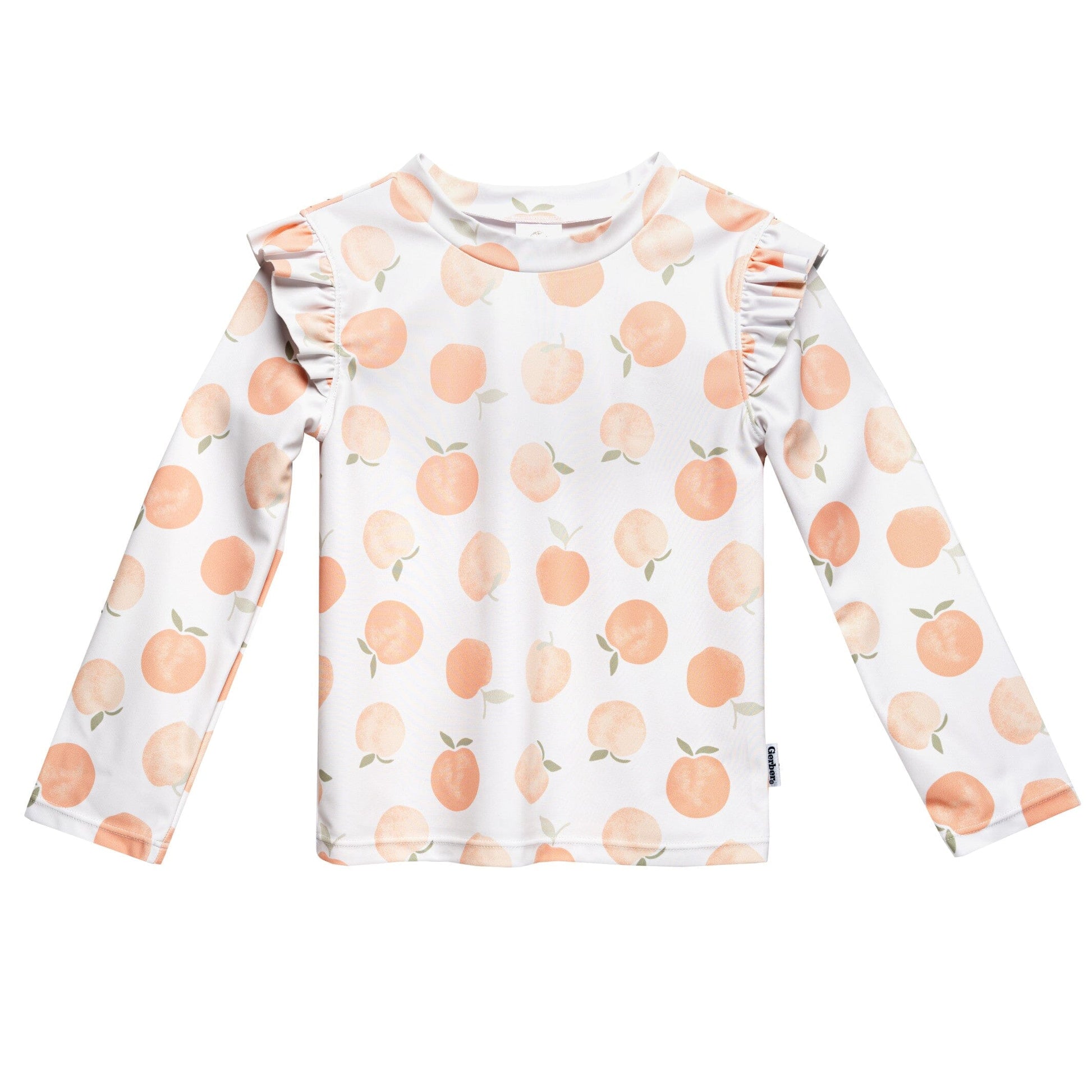 2-Piece Infant and Toddler Girls Peaches Rashguard Set
