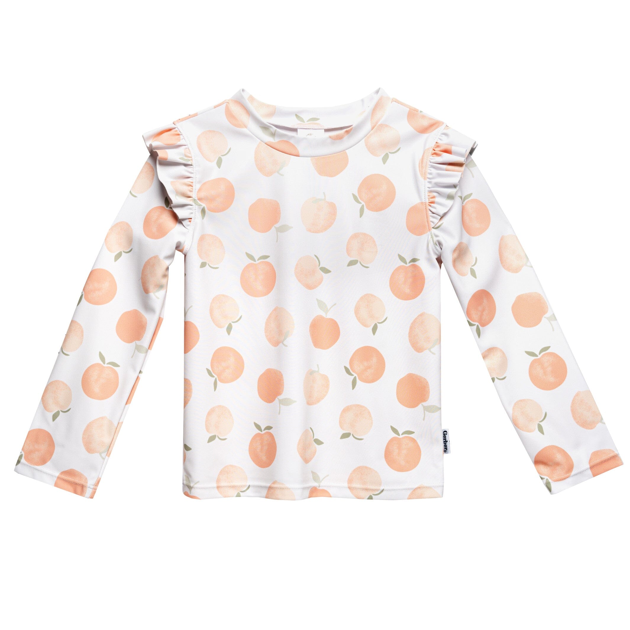 2-Piece Infant and Toddler Girls Peaches Rashguard Set