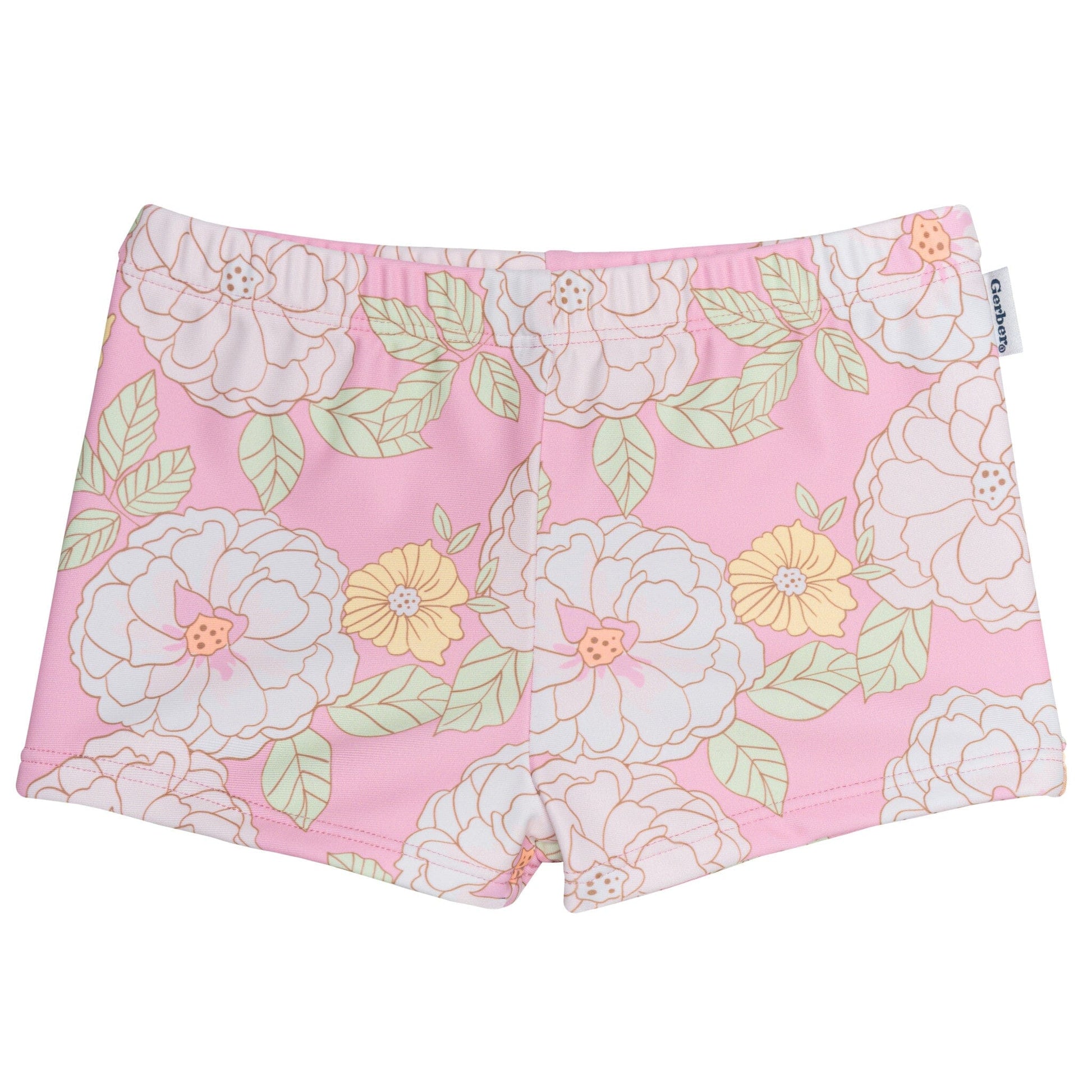 2-Piece Infant & Toddler Girls Peonies Rashguard Set Swimwear Gerber® 