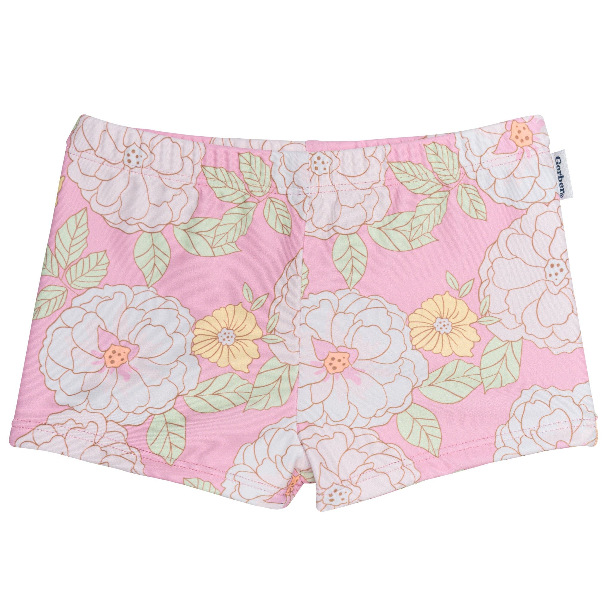 2-Piece Infant & Toddler Girls Peonies Rashguard Set Swimwear Gerber® 