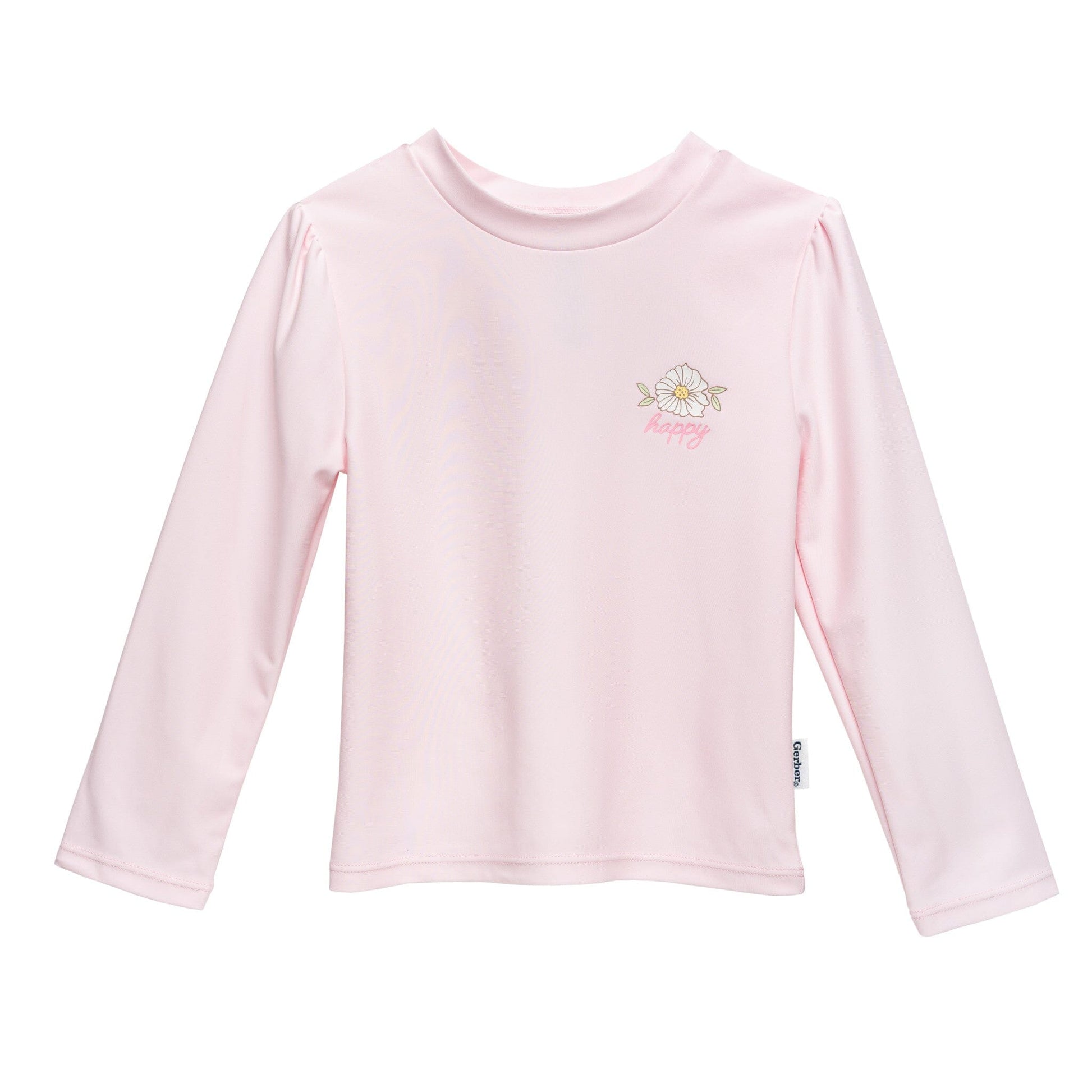 2-Piece Infant & Toddler Girls Peonies Rashguard Set Swimwear Gerber® 