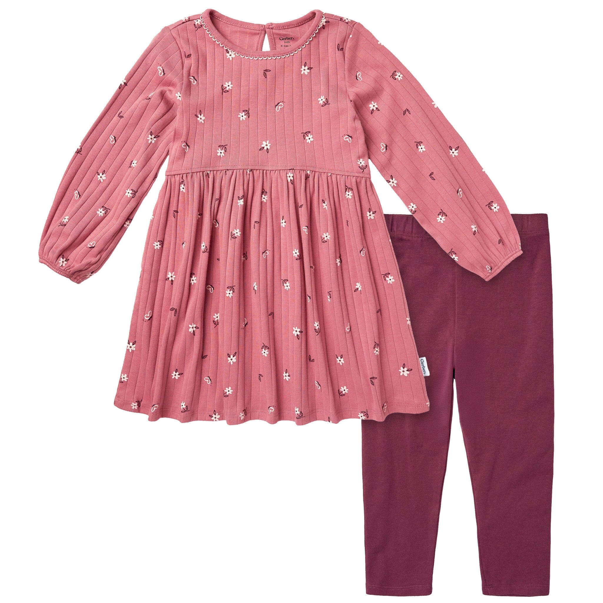 2-Piece Infant & Toddler Girls Rose Dress Set dresses Gerber® 