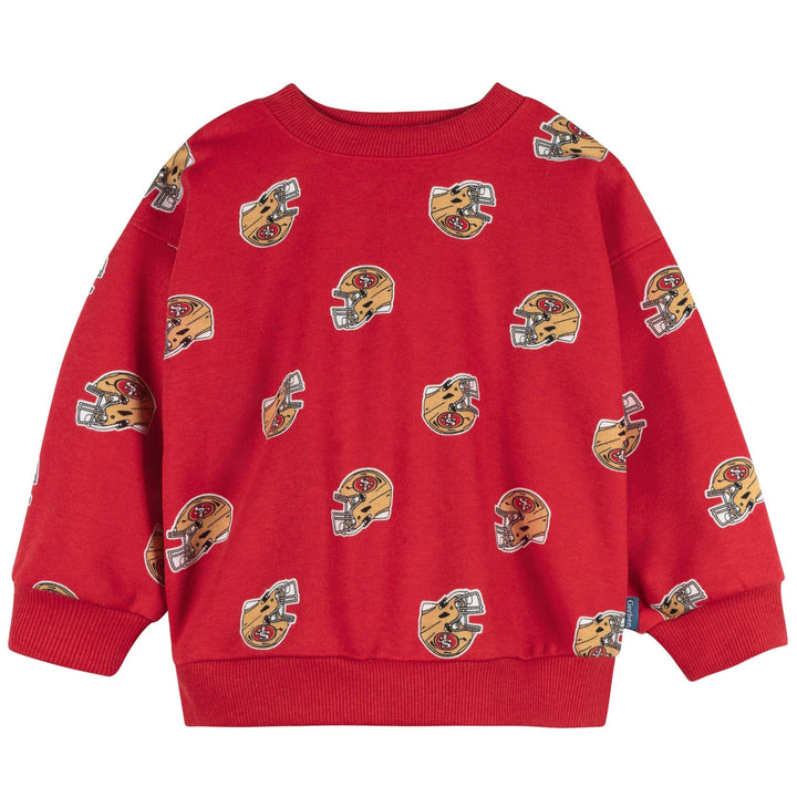 2-Piece Infant & Toddler Neutral 49Ers Sweatshirt and Pant Set Outfits & Sets NFL 