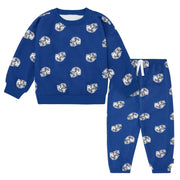 2-Piece Infant & Toddler Neutral Buffalo Bills Sweatshirt and Pant Set Outfits & Sets NFL 
