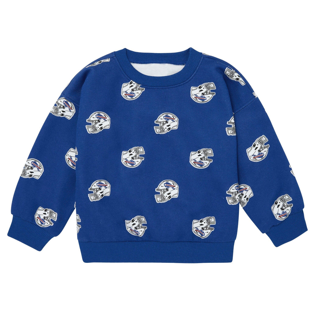 2-Piece Infant & Toddler Neutral Buffalo Bills Sweatshirt and Pant Set Outfits & Sets NFL 