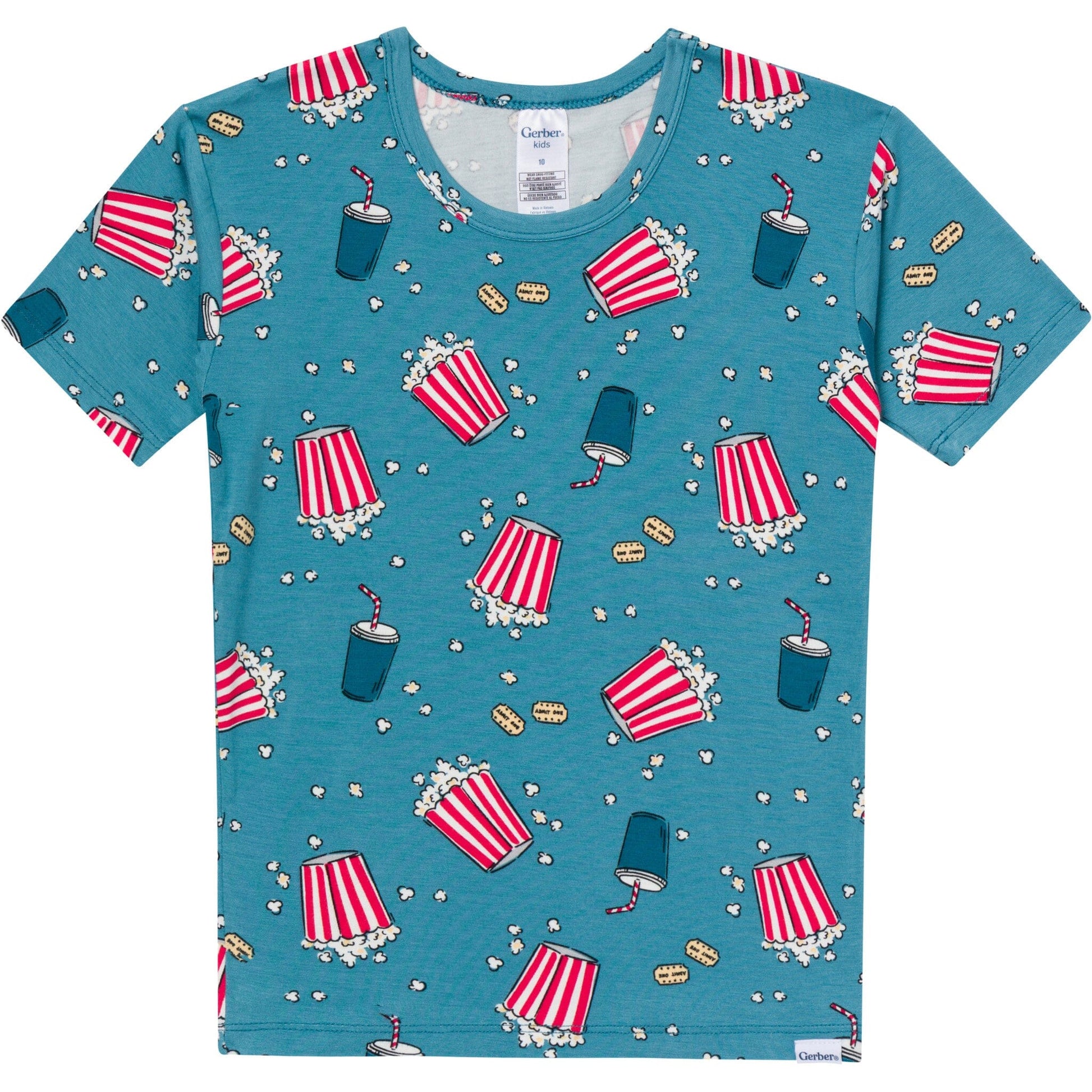 2-Piece Infant & Toddler Neutral Movie Night Snug Fit Pajamas Sleepwear Gerber® 